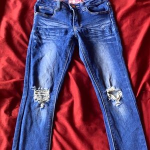 Blue denim jeans little girl size 6